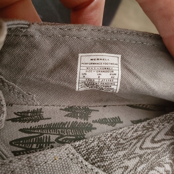 Merrell Men's Slip On grey shoes size 9 - Picture 5 of 5